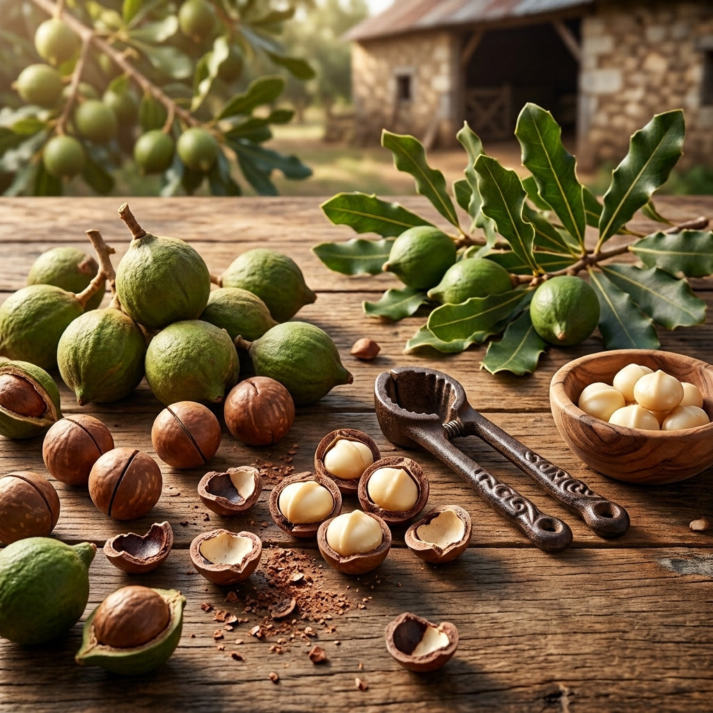 Huile de Macadamia 100% Pure - Pressée à Froid