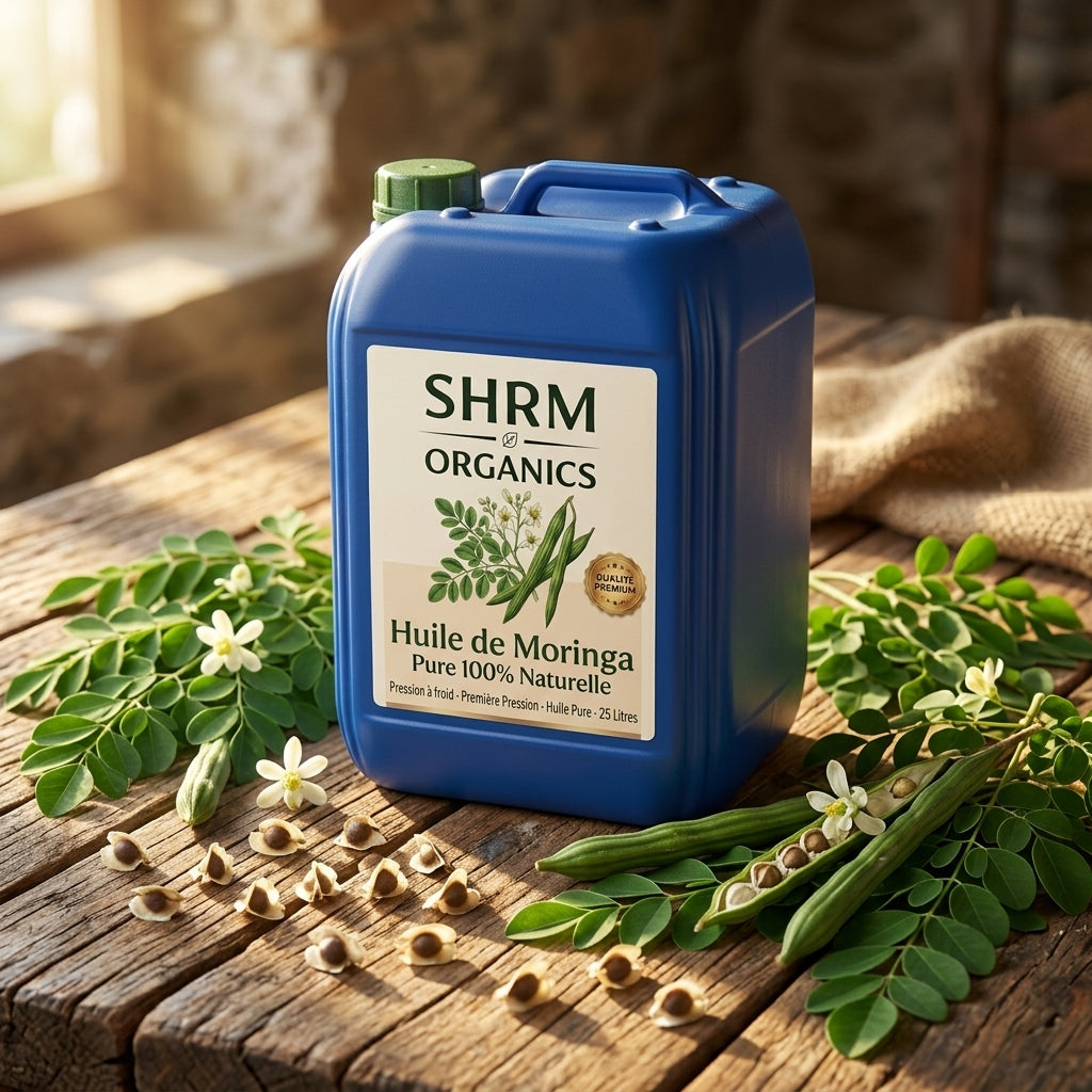 Huile de Moringa 100% Pure - Pressée à Froid