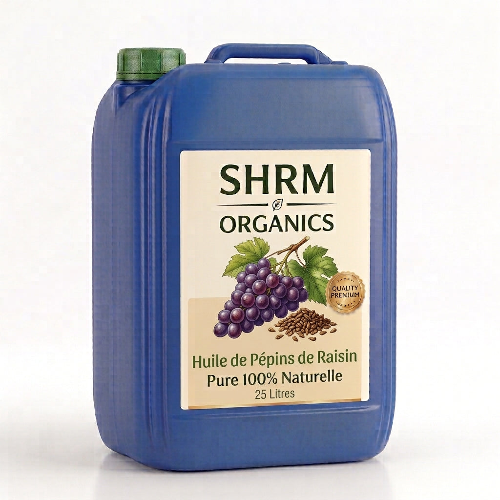 Huile de Pépins de Raisin 100% Pure - Cosmétique